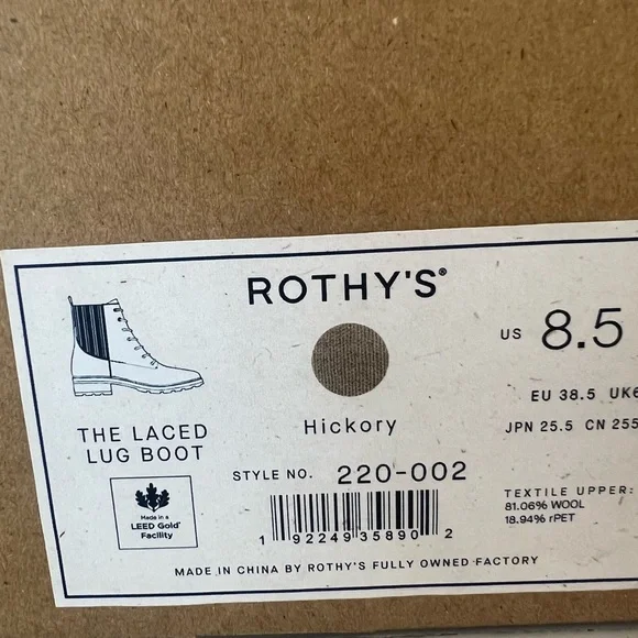 ⬇️👀 ROTHY’s The Laced Lug Boot in EXCELLENT Condition! - Picture 3 of 12